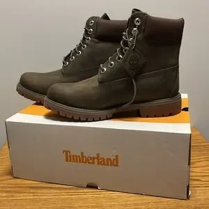Timberland Premium 6 Inch Boots Waterproof Full Grain Olive NEW with Box… Timberland | Shoes | Timberland Premium 6 Inch Boots  main image 2